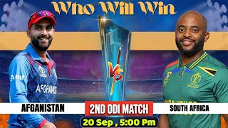 Afganistan vs South Africa ODI 2nd Match Prediction  afganistanvssouthafrica [upl. by Cartan905]