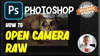 Photoshop How To Open Camera Raw [upl. by Irod]