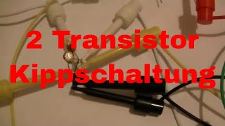 Kippschaltung mit 2 Transistoren und 1 Mosfet für lauteres Audio mit Schaltplan  eflose 419 [upl. by Lovel778]