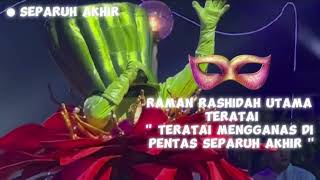 Raman Rashidah Utama  Teratai  Semi Final The Masked Singer Malaysia Musim ke 4 [upl. by Ailey]