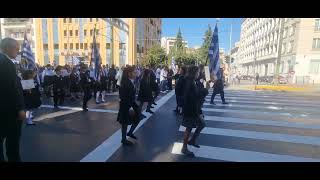 Oxi Day parade in Athens [upl. by Orlantha]