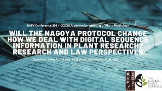 Will the Nagoya protocol change how we deal with digital sequence information in plant research [upl. by Gefell]