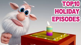 Booba  All The Best Holiday Episodes  TOP10  Cartoon for kids [upl. by Nelloc629]