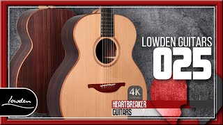 Lowden Guitars  O25 East Indian Rosewood  Red Cedar  4K Video [upl. by Ssyla543]