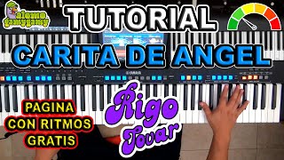 Carita De Angel Rigo Tovar  Tutorial Figuras y Acordes [upl. by Ecire696]