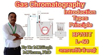 Gas Chromatography  Intro  Types  Principle  Instrumental Methods of Analysis  BP701T  L60 [upl. by Aylward]