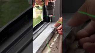 Aluminium alloy window fixing process [upl. by Samella]