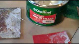 how to use 2 part wood filler [upl. by Alejo]