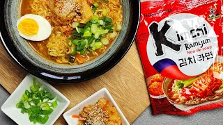 Best Easy Kimchi Ramen Nongshim [upl. by Eadas]