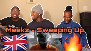 AMERICANS REACT TO UK RAPPER  Meekz  Sweeping Up 🧹 [upl. by Tynan]