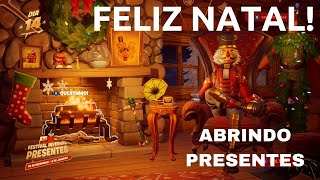 Fortnite  Abrindo todos os presentes de natal [upl. by Gnot672]