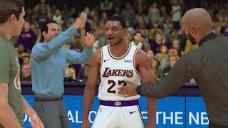 NBA 2K19 My Career Prelude EP 9  NBA Debut Lakers [upl. by Arelus625]