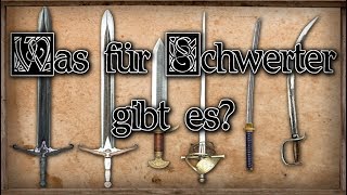 Was für Schwert arten gibt es  MittelalterFantasy [upl. by Ahsial224]