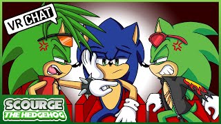 Scourge amp Sonic Meets Manic The Hedgehog VRCHAT [upl. by Gardal]