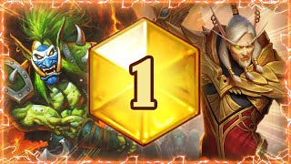 This Might Be the BIGGEST DECK EVER  Legend to Rank 1  Hearthstone [upl. by Deroo]