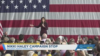 Trump Haley hold NC rallies ahead of Super Tuesday [upl. by Lenehc]