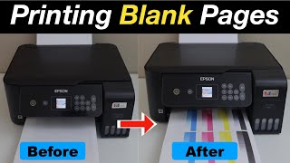 Epson ET 2720 Printing Blank Pages  Fix In 1 Step [upl. by Oyam]