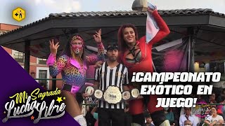 Por el Campeonato Exótico de Robles Promotions Estrella Divina C vs Bizhota R  Lucha completa [upl. by Hanus]