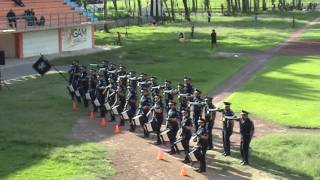 banda de guerra Veteranos de los Mochis Sinaloa Calderón 2017 [upl. by Carmella]