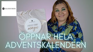 ÖPPNAR GLOSSYBOX ADVENTSKALENDER 2023 [upl. by Ellehcer]