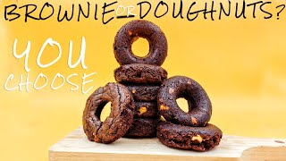 Brownie OR Doughnuts BRONUTS  Easy chocolate brownie recipe [upl. by Medora711]