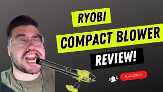 NEW Ryobi HP Brushless Compact Blower  Can you use it for Auto Detailing [upl. by Riamu638]