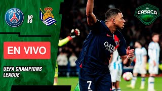 🚨 PSG vs REAL SOCIEDAD EN VIVO 🔥 CHAMPIONS LEAGUE  OCTAVOS DE FINAL IDA  MBAPPE TITULAR [upl. by Elletnahc]