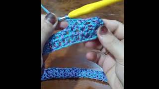 كروشيه شرح غرزه v stitch crochet اسهل واسرع غرزة للمبتدئين لعمل كتير من المشاريع [upl. by Happy]