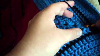 Crochet Surface Crochet Down a Round Ripple Afghan [upl. by Catharine]