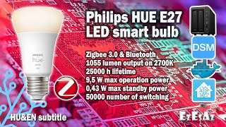 64 Philips HUE A60 – dimmable Zigbee E27 smart bulb – 1100 lumen  Bluetooth and Zigbee [upl. by Schofield]