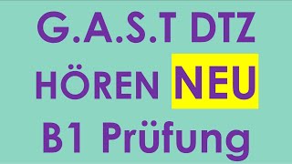 GAST DTZ B1 Hören Prüfung B1 Neu 2024 dtz dtzb1 dtzhören [upl. by Chimene]