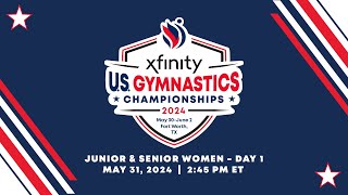 2024 Xfinity US Gymnastics Championships  Junior amp Senior Women  Day 1 [upl. by Schecter]