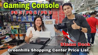 Gaming Console PS 3  PS 4  PS 5  Steam Deck  Nintendo Switch  Price list Update February 2024 [upl. by Zeralda801]