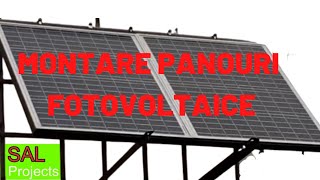 Panouri fotovoltaice  Montare  Test [upl. by Benton506]