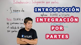 Introducción a integración por partes  Cálculo integral  Vitual [upl. by Timmy]