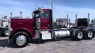 2015 Peterbilt 389 Glider Kit Engine Running [upl. by Ahidam]