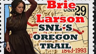 Brie Larson sings in SNL quotOregon Trailquot [upl. by Tirb]