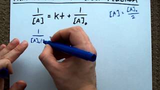 HalfLife of a Second Order Reaction Derivation [upl. by Nim774]