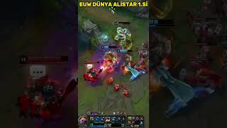 DÜNYA ALİSTAR 1Si Euw Challenger lol shorts [upl. by Ntsud]