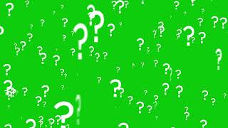 flying Question mark green screen video [upl. by Moshe]