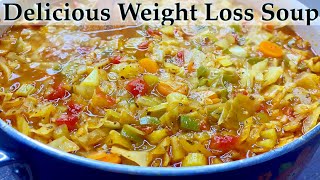 Lose 15 pounds In 1 Week Cabbage Soup Diet Recipe  Wonder Soup [upl. by Ahcmis]