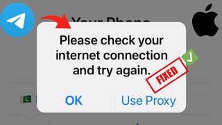 Fixed✅Telegram Please Check Your Internet Connect And Try Again  Telegram Login Problem in iPhone [upl. by Anot]