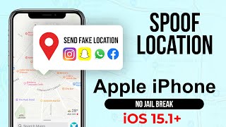 How to Fake your Location on Snapchat  Spoof Location iPhone 2021 [upl. by Bergstrom]