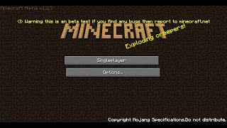 Minecraft Alpha 127 Remastered Fix [upl. by Solim]