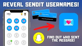 How to Reveal sendit Usernames and Messages from Snapchat  FREE Method 2024 [upl. by Foster387]