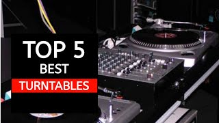 TOP 5 Best Turntables 2024 [upl. by Albertina]