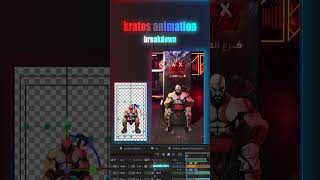 kratos animation in after effect shorts [upl. by Ecilayram]