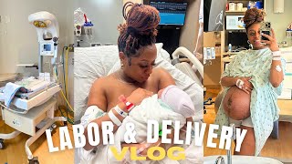 LABOR amp DELIVERY VLOG  GENDER REVEAL💗💙 RAW 17 HOURS OF LABOR  KELSEA RAE [upl. by Deanna725]