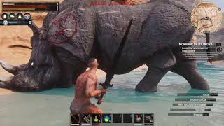 Conan exiles capitulo 4 jhebbal sag te llama evento nuevo probando algunas cosas nuevas [upl. by Rehpotsirhk]