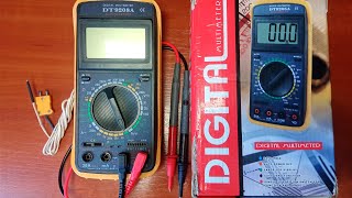 Мультиметр DT 9208A Digital multimeter [upl. by Carroll]